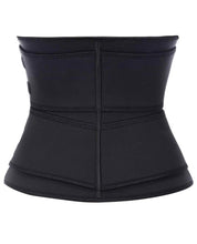 Load image into Gallery viewer, Double Belt 100% Latex Waist Trainer Zipper Closure
