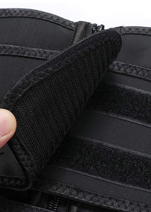 Double Belt 100% Latex Waist Trainer Zipper Closure